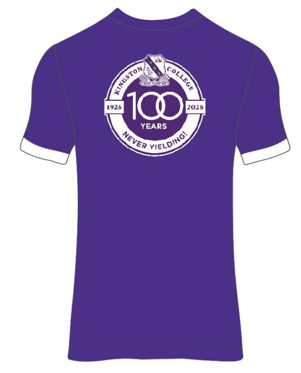 Men's Premium Cotton Purple Centenary T-shirt 