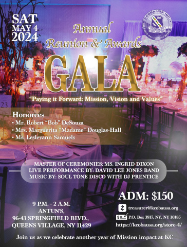 Annual Reunion Awards and Gala Ticket