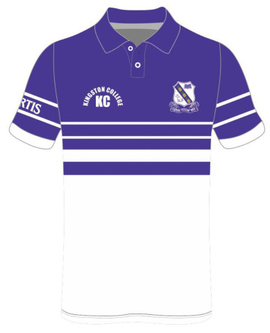 Ladies Polo Purple & White